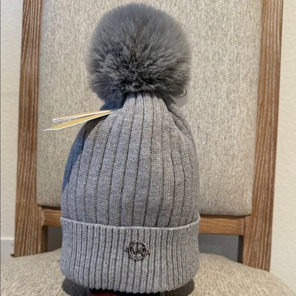 MICHAEL Michael Kors Pom Pom Beanie Hat NWT s-l400.jpg main image 2